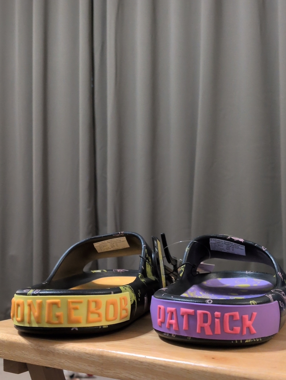 Super Cool SpongeBob And Patrick Slide On Men's Sandal - Picture 4 of 5